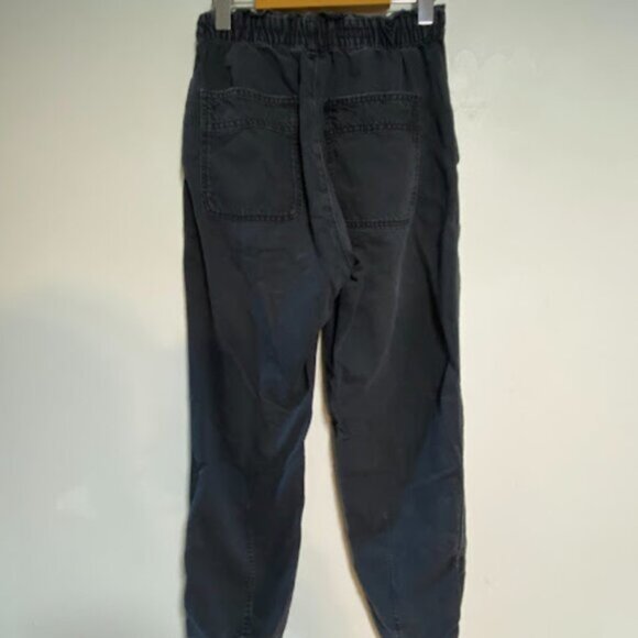 PILCRO Black Denim Paperbag Waist Women's Cropped Jeans Size 27 Petite - Picture 6 of 10